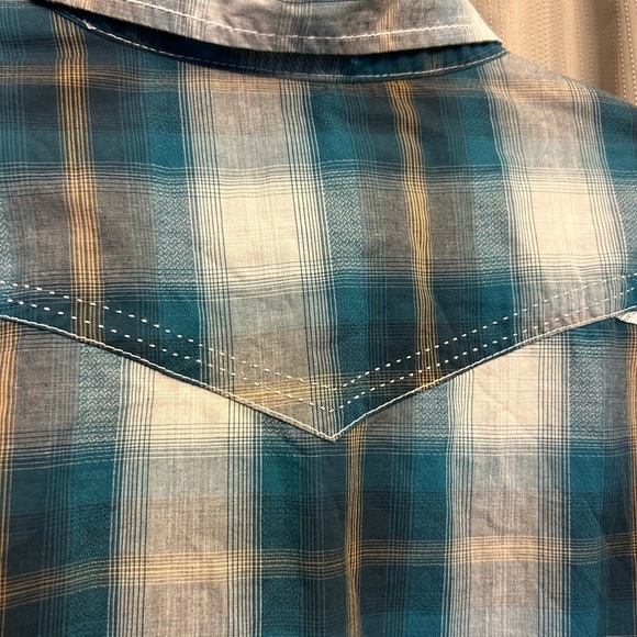 50%off w♥️ BKE Buckle Distressed Stitched Western Shirt athletic Fit XL 0130 #44 - Picture 9 of 10